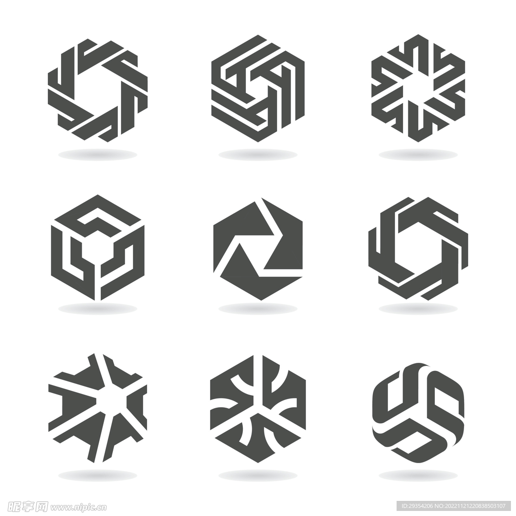 几何图形图标形状多边形元素图片