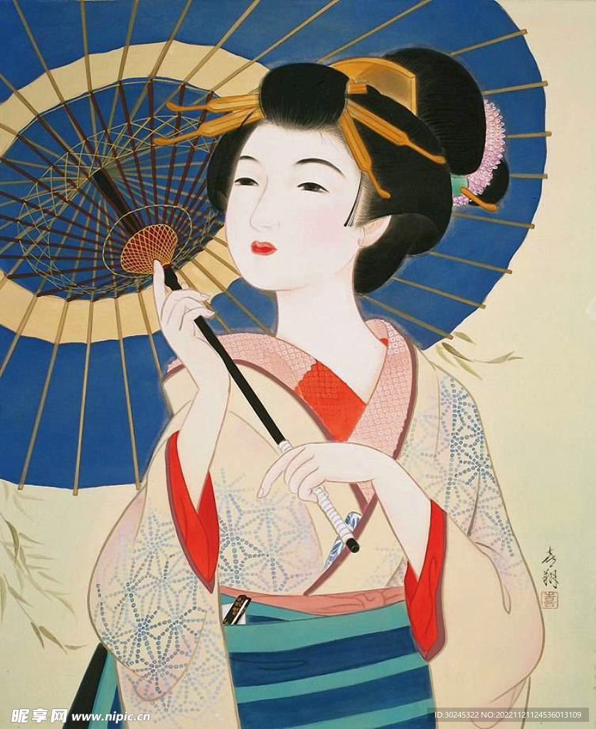 高畠华宵浮世绘