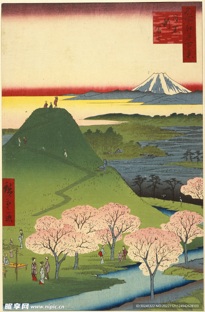 歌川广重浮世绘