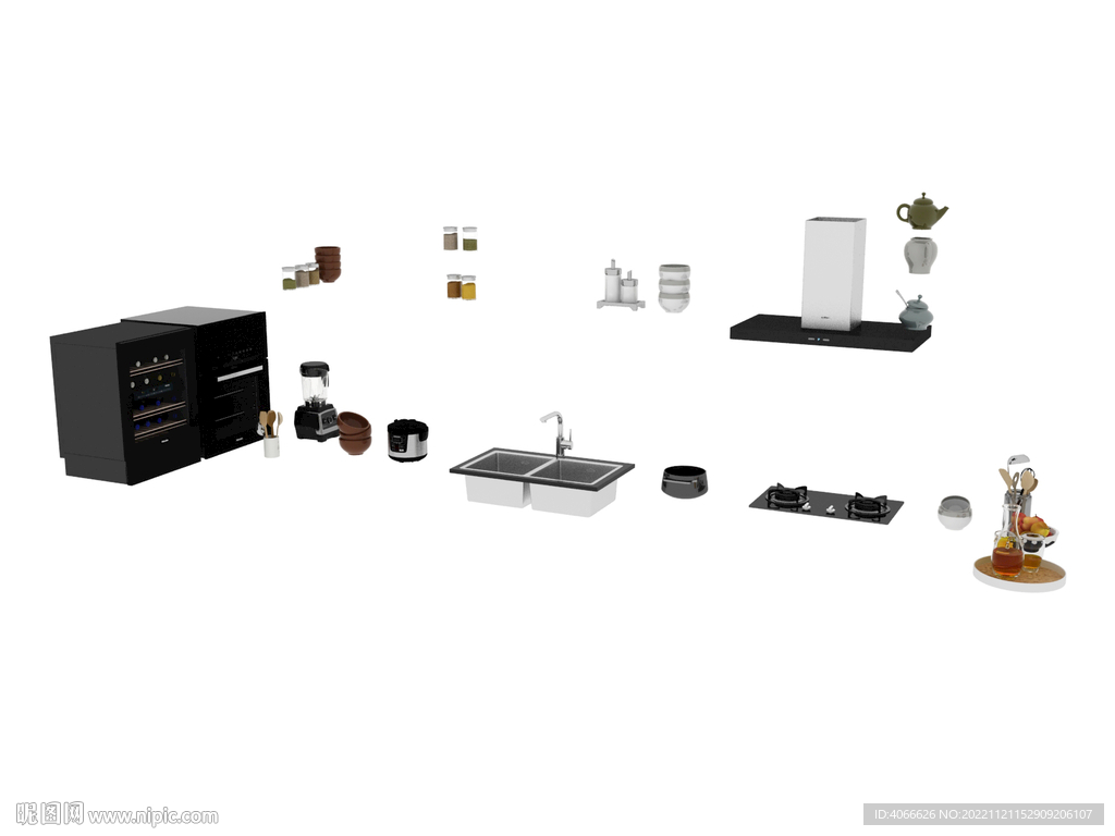 厨房用品3d模型