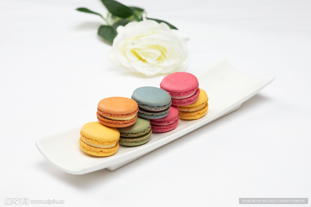 马卡龙甜点  饼干 下午茶  