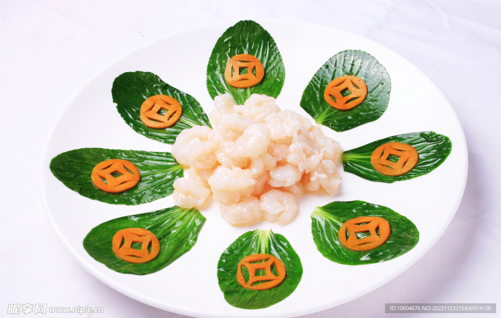 白玉炒虾球