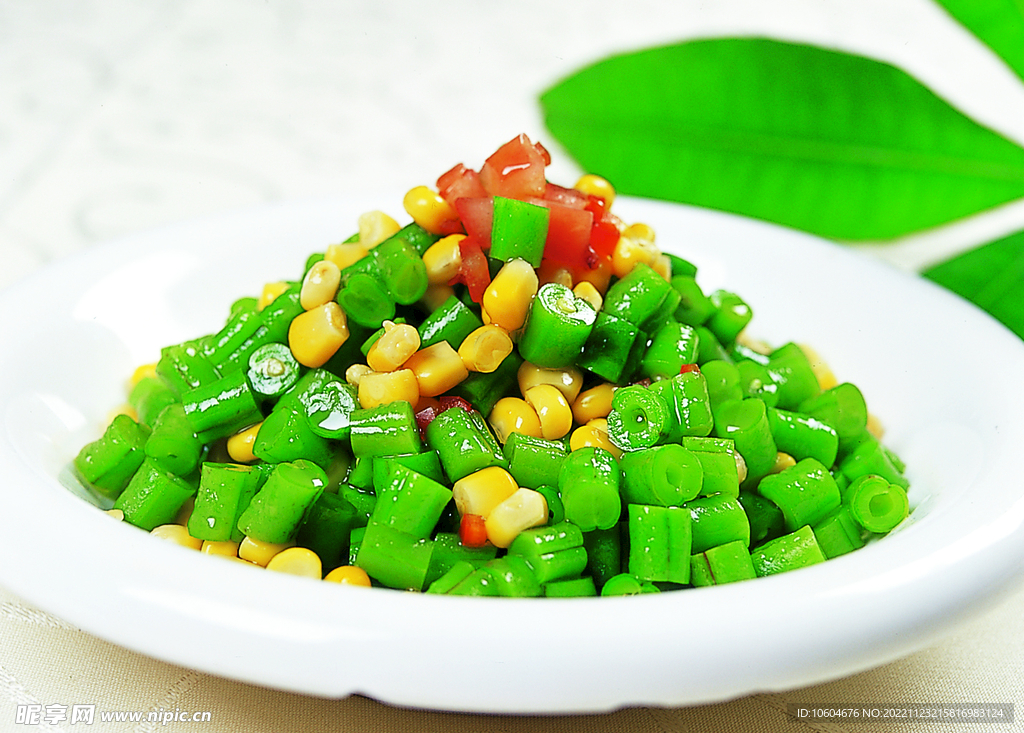 碧绿嫩豆角