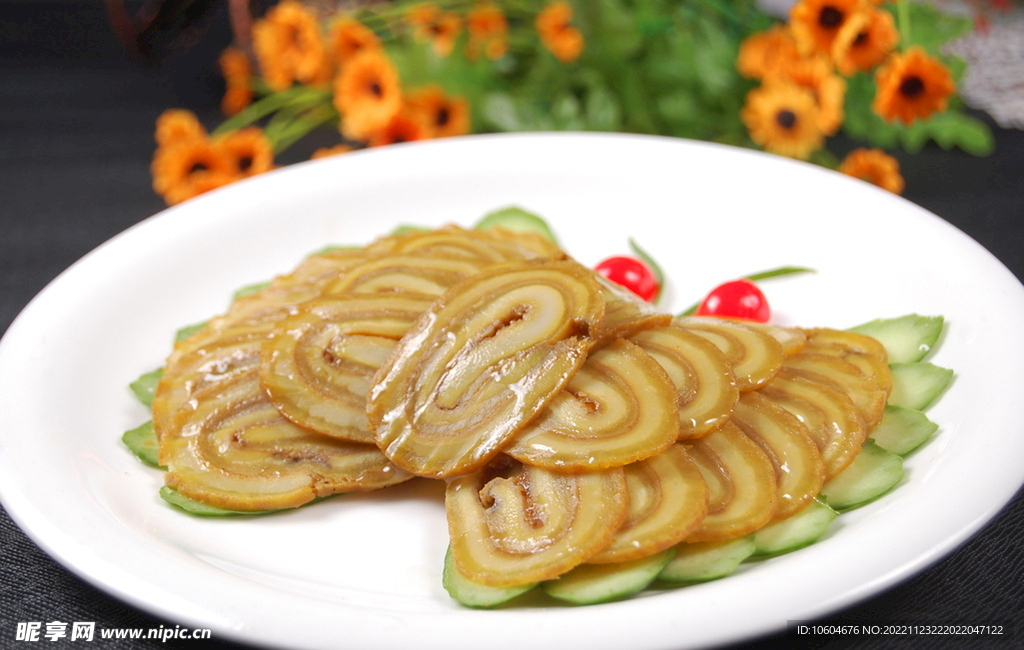风味牛肚卷