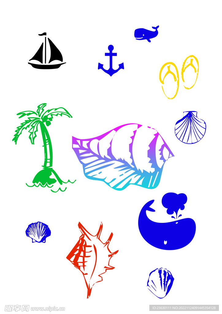 夏日元素