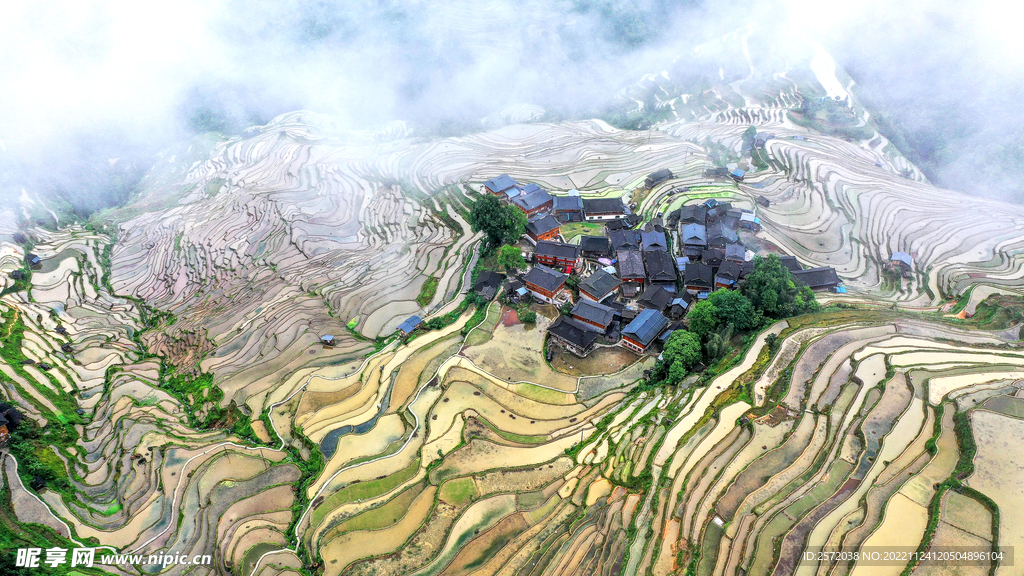 从江加榜梯田风光