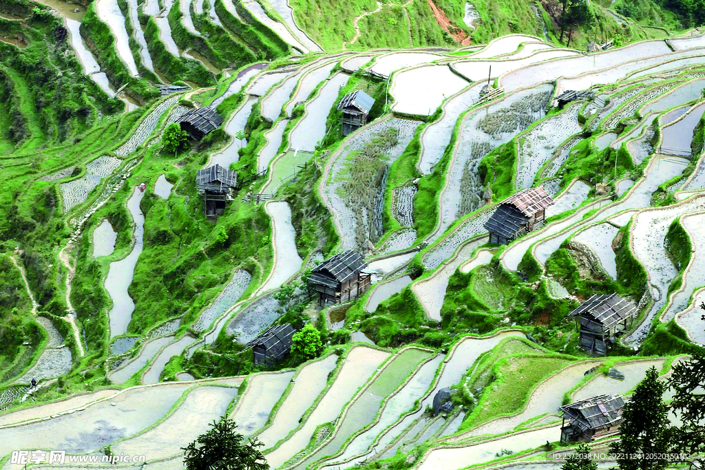 从江加榜梯田风光