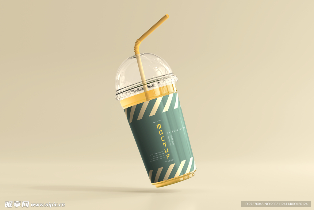 饮品杯包装样机