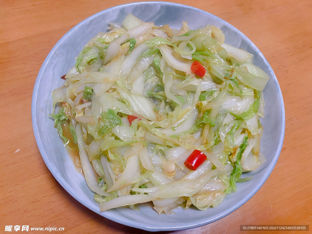 爆炒卷筒青青菜 