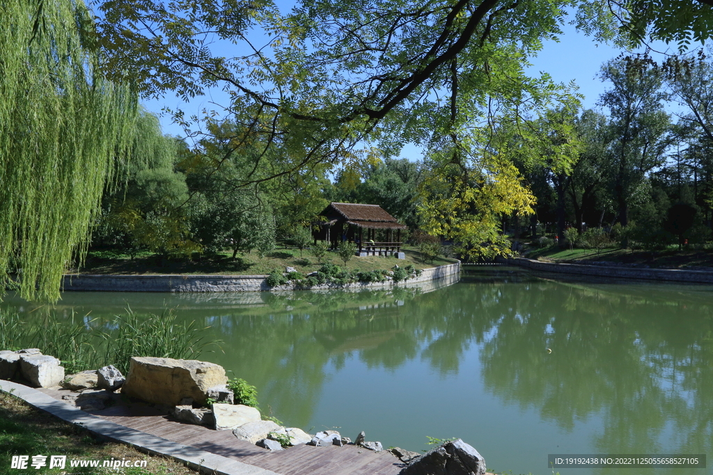 龙潭中湖风景 