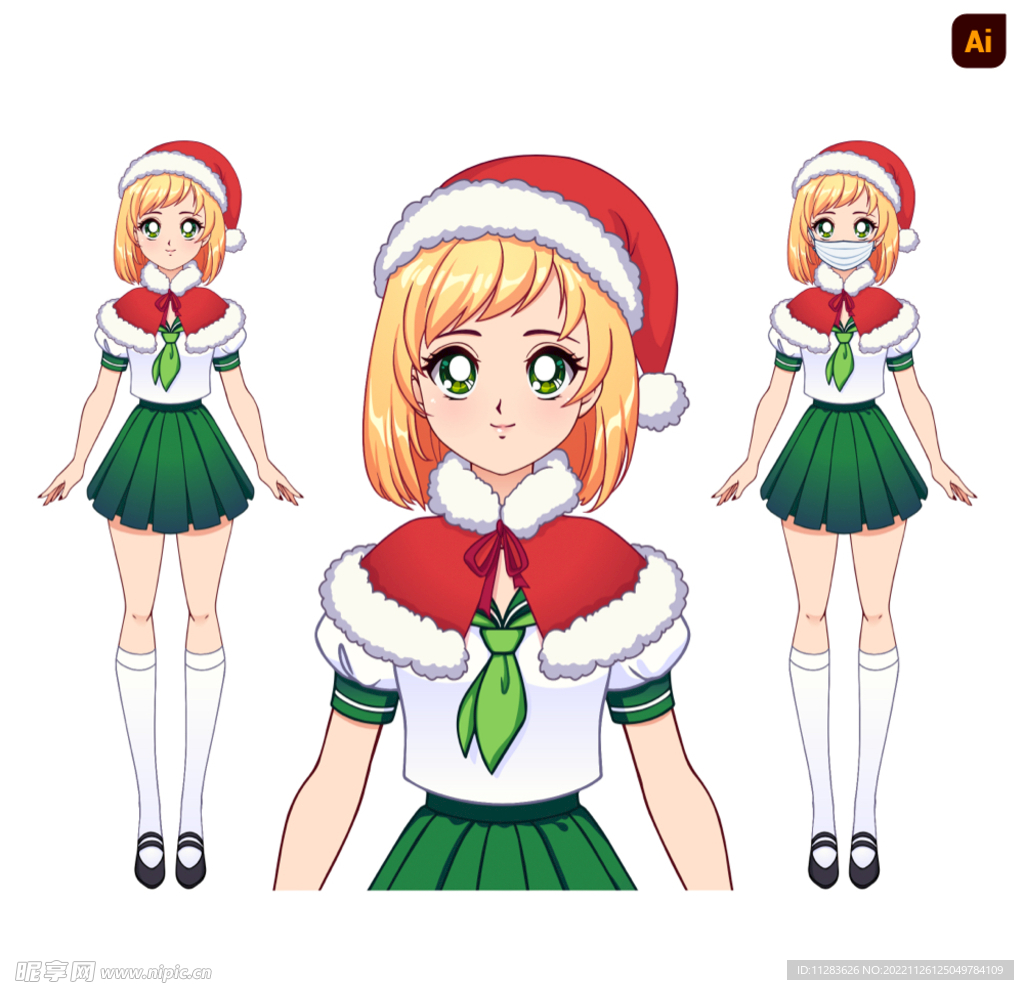 美少女插画
