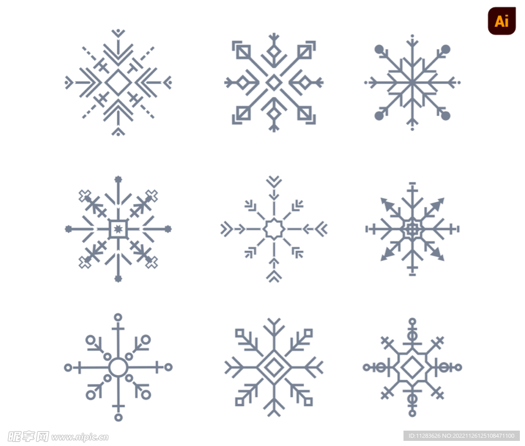 雪花图标
