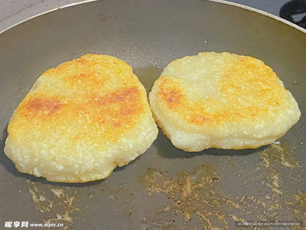 小吃糯米饼
