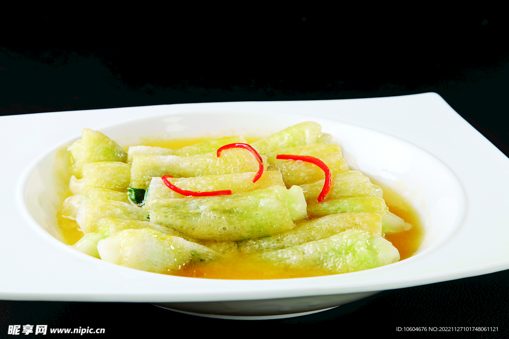 黄汤竹笙菜胆