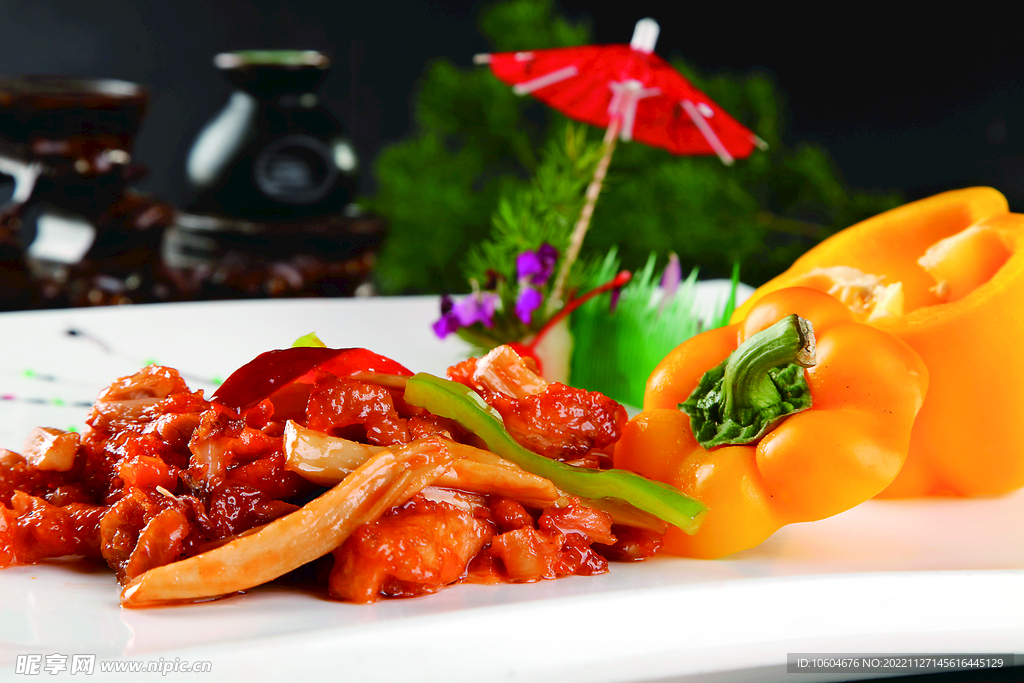 杏鲍菇炒鸡柳