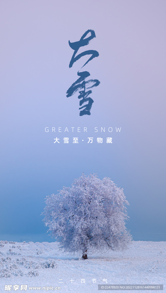 大雪海报