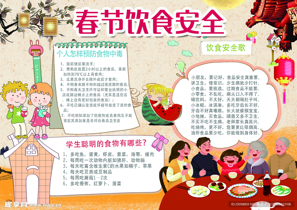 春节手抄报