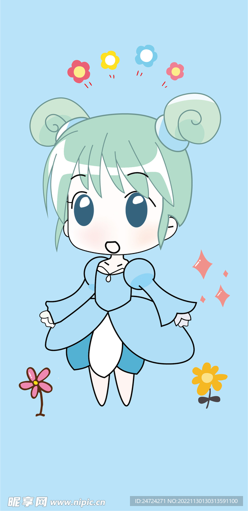 卡通女孩