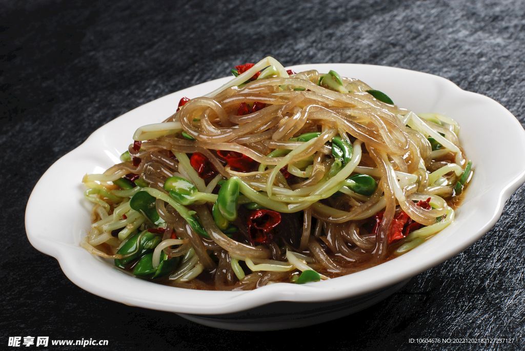 豆青拌粉条