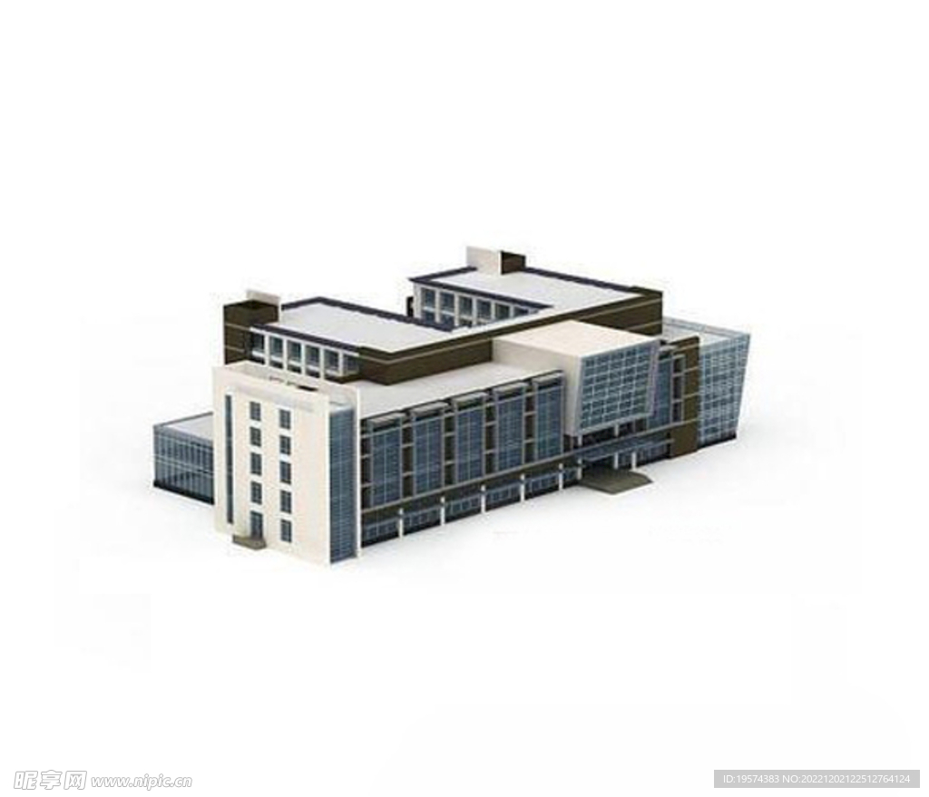 C4D模型建筑物