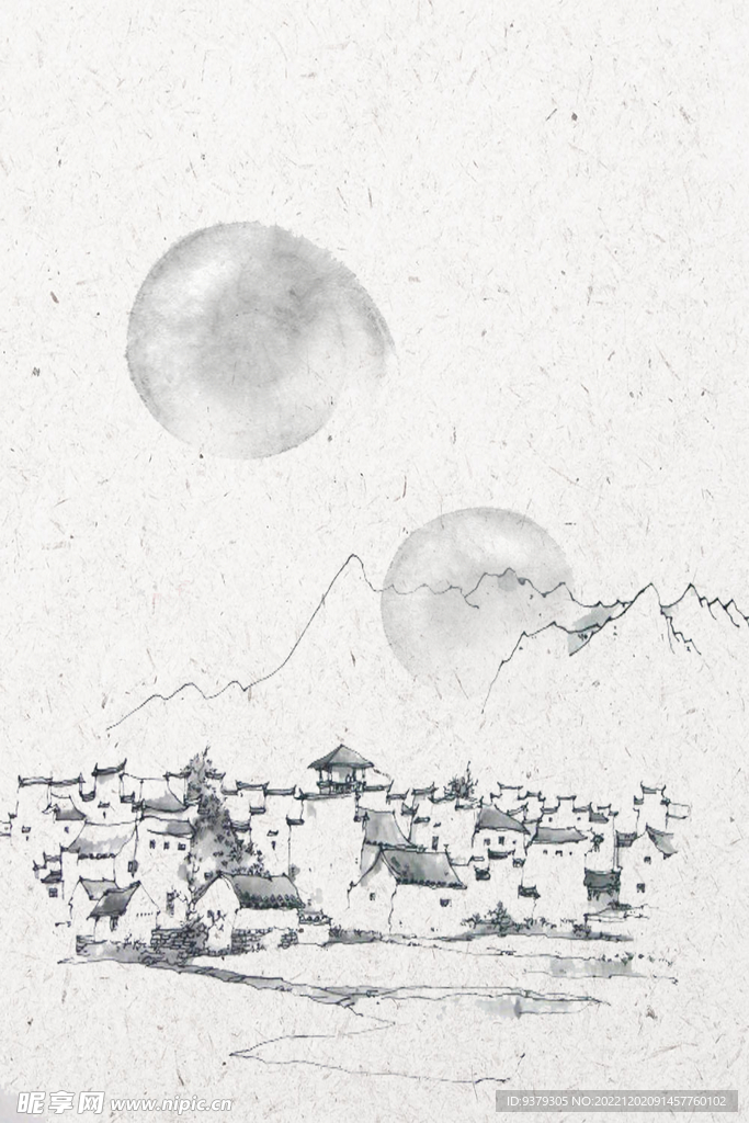 水墨画背景