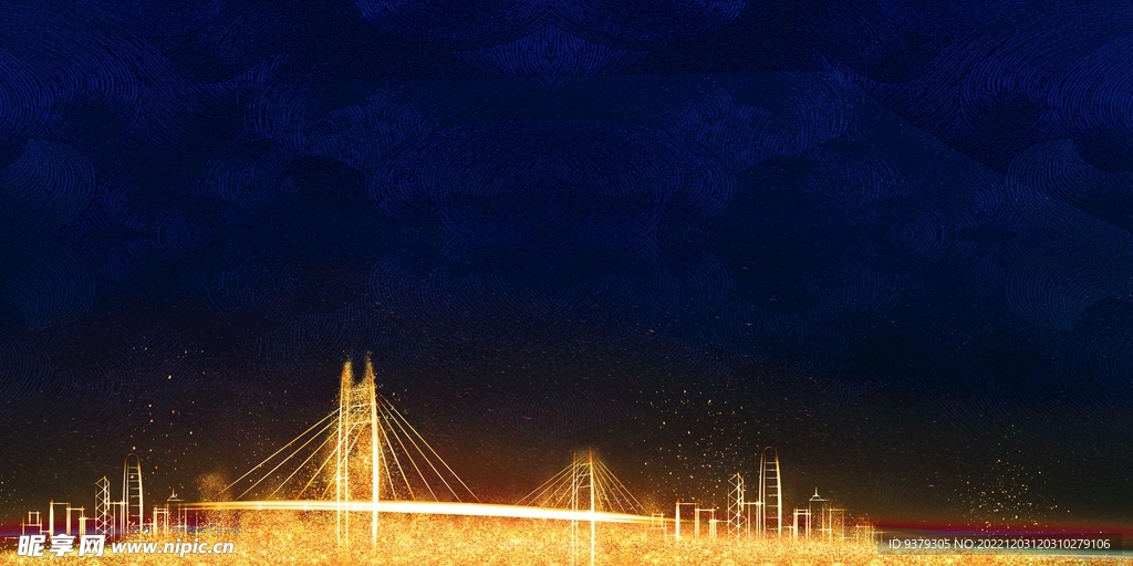 蓝色科技背景