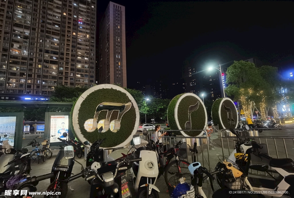 广场小品灯实拍图