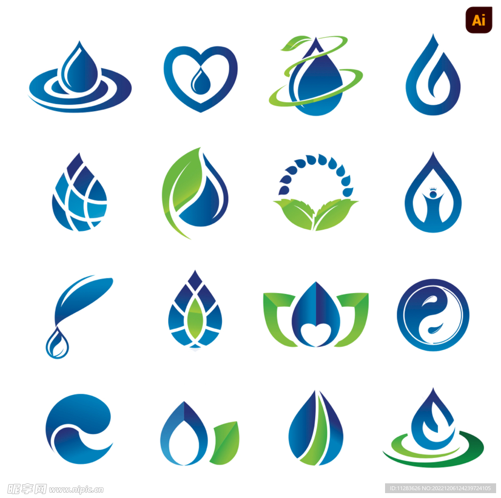 水滴logo