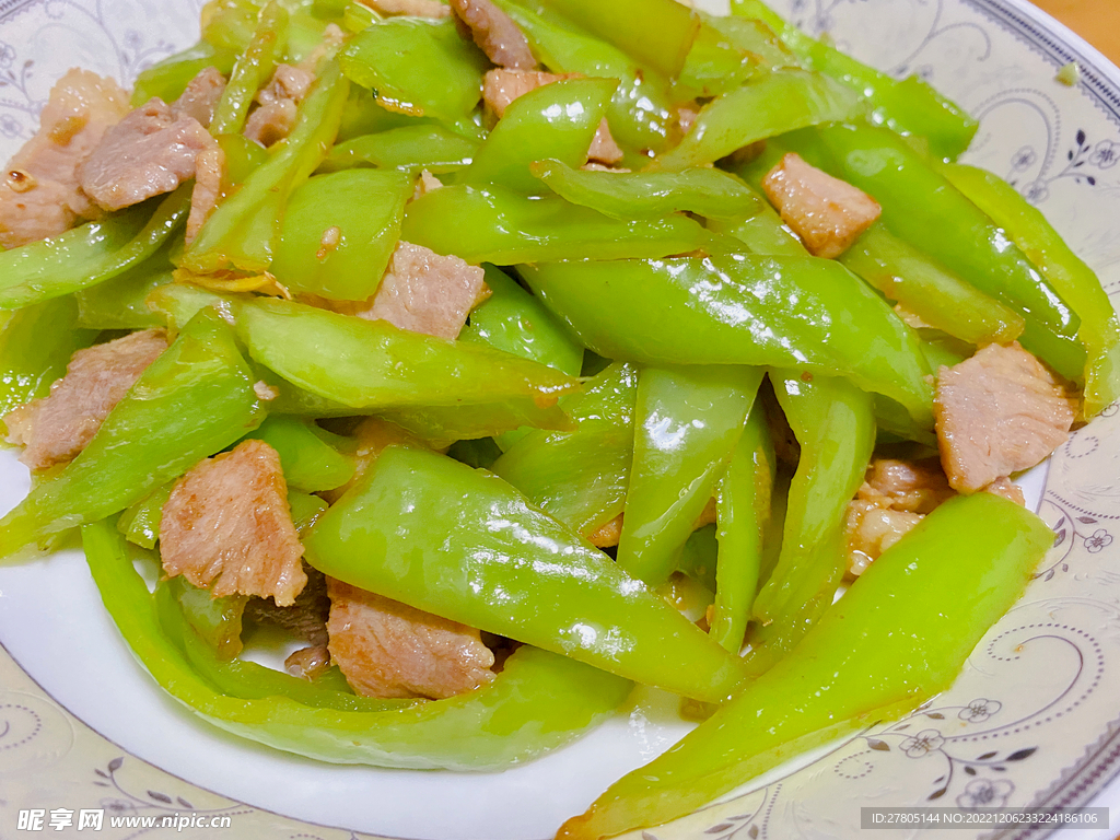 瘦肉炒尖椒