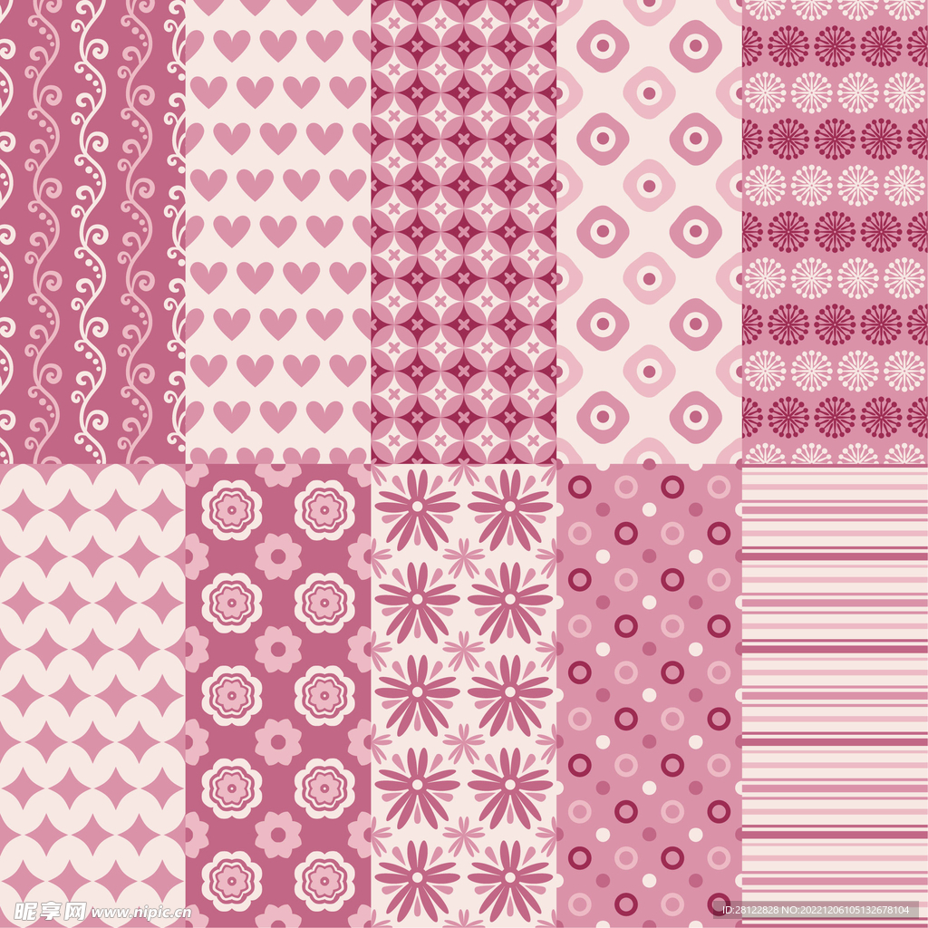 花背景 布艺 花朵 底纹 花边