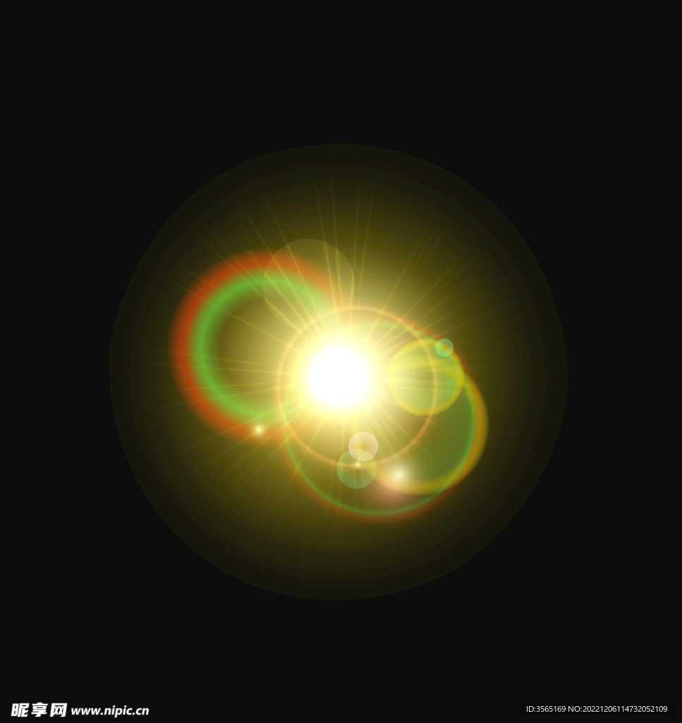 绚烂光效矢量素材