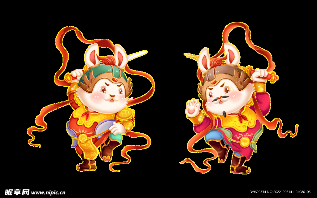 兔子 门神
