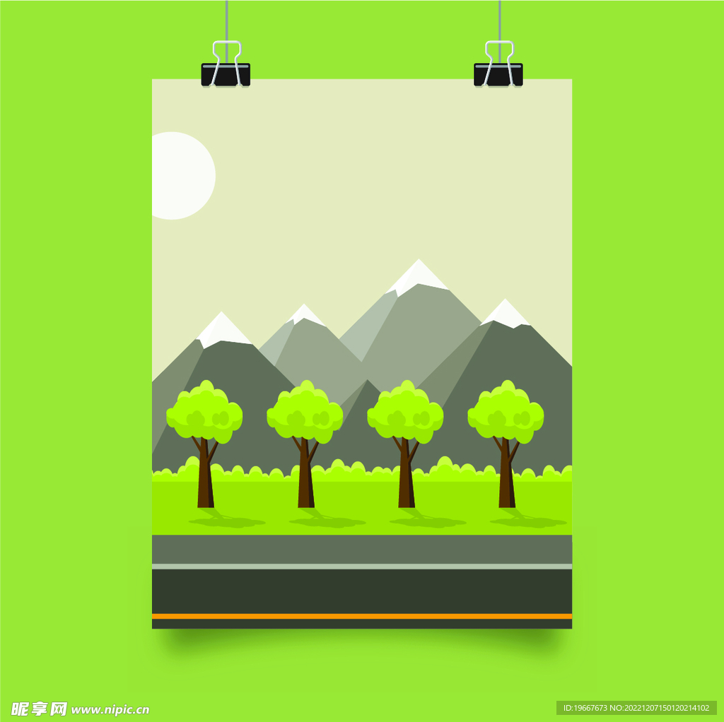 矢量海报 