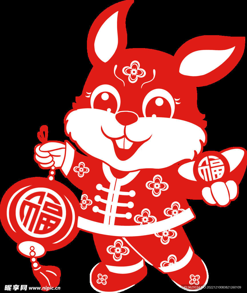 兔年剪纸