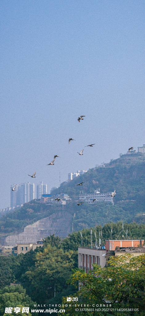 都市风光 田园风光 