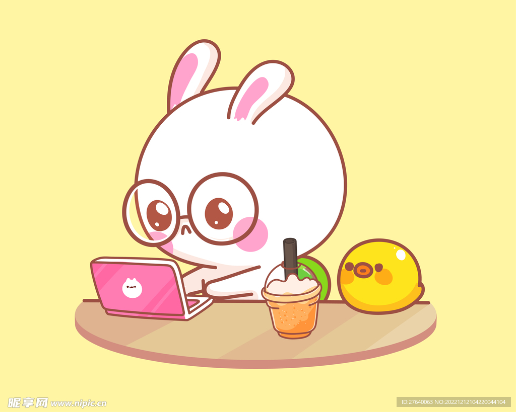 卡通兔子图片
