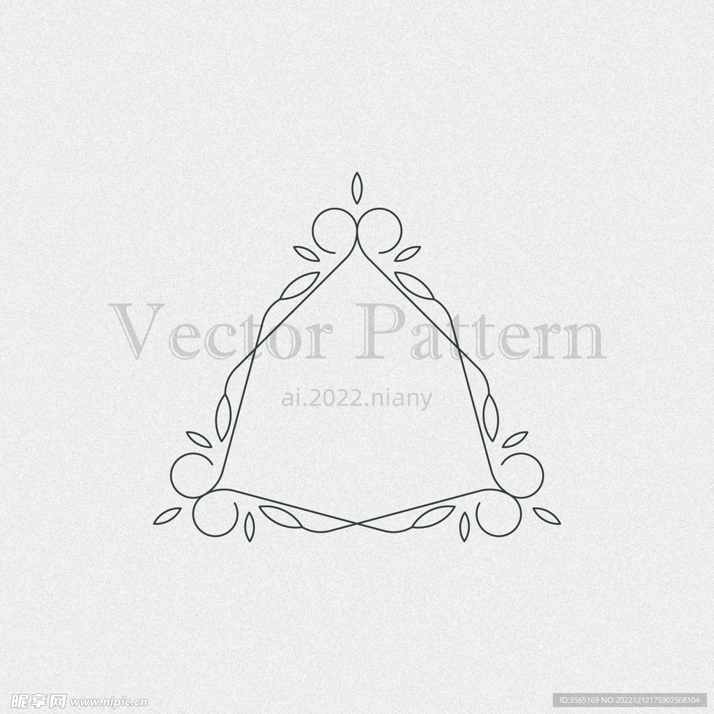 矢量AI装饰花纹图案