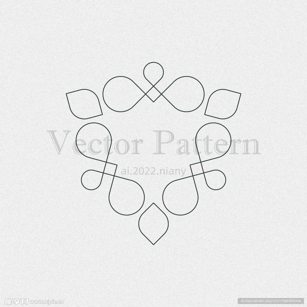 矢量AI装饰花纹图案