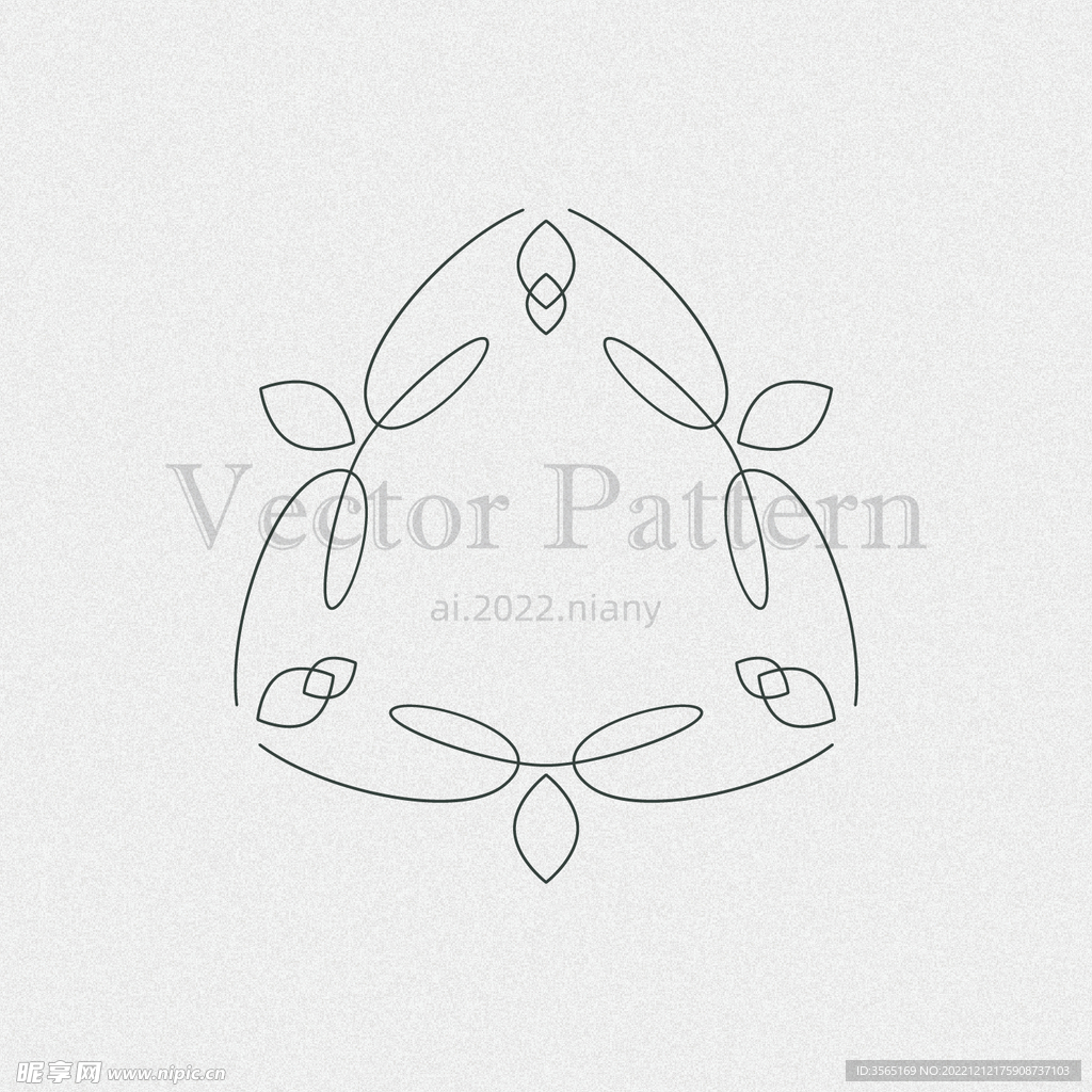 矢量AI装饰花纹图案