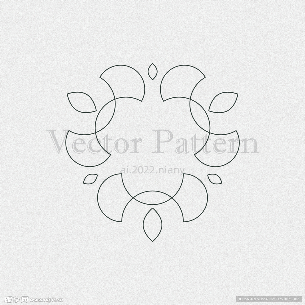矢量AI装饰花纹图案