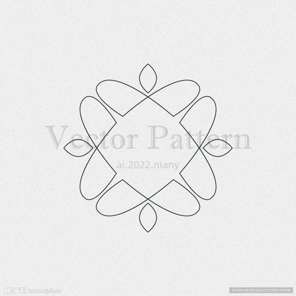 矢量AI装饰花纹图案