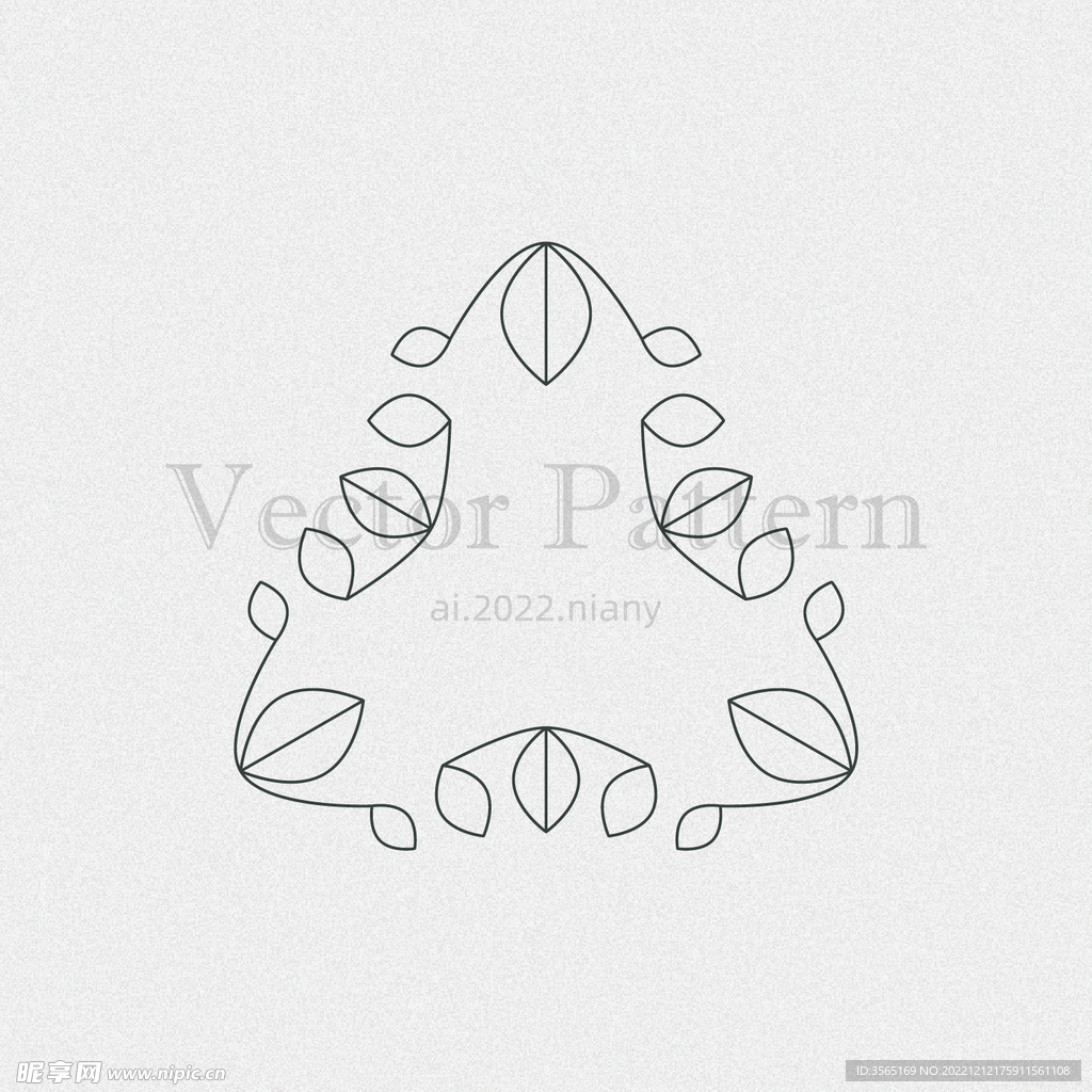 矢量AI装饰花纹图案