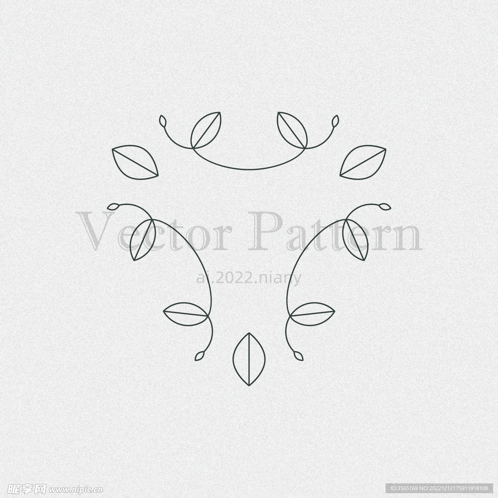 矢量AI装饰花纹图案