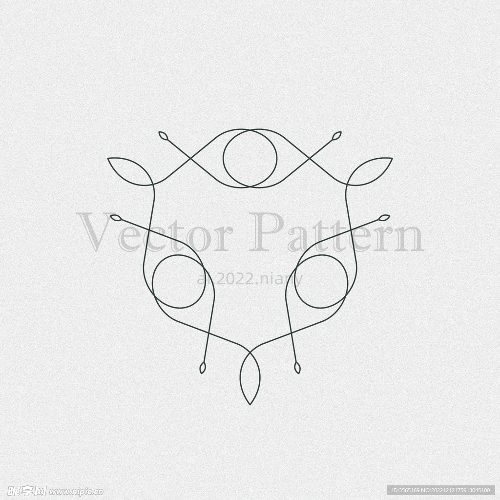 矢量AI装饰花纹图案