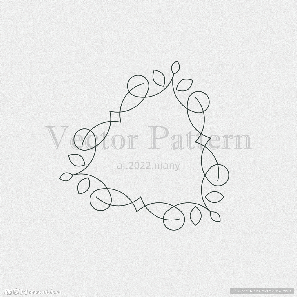 矢量AI装饰花纹图案