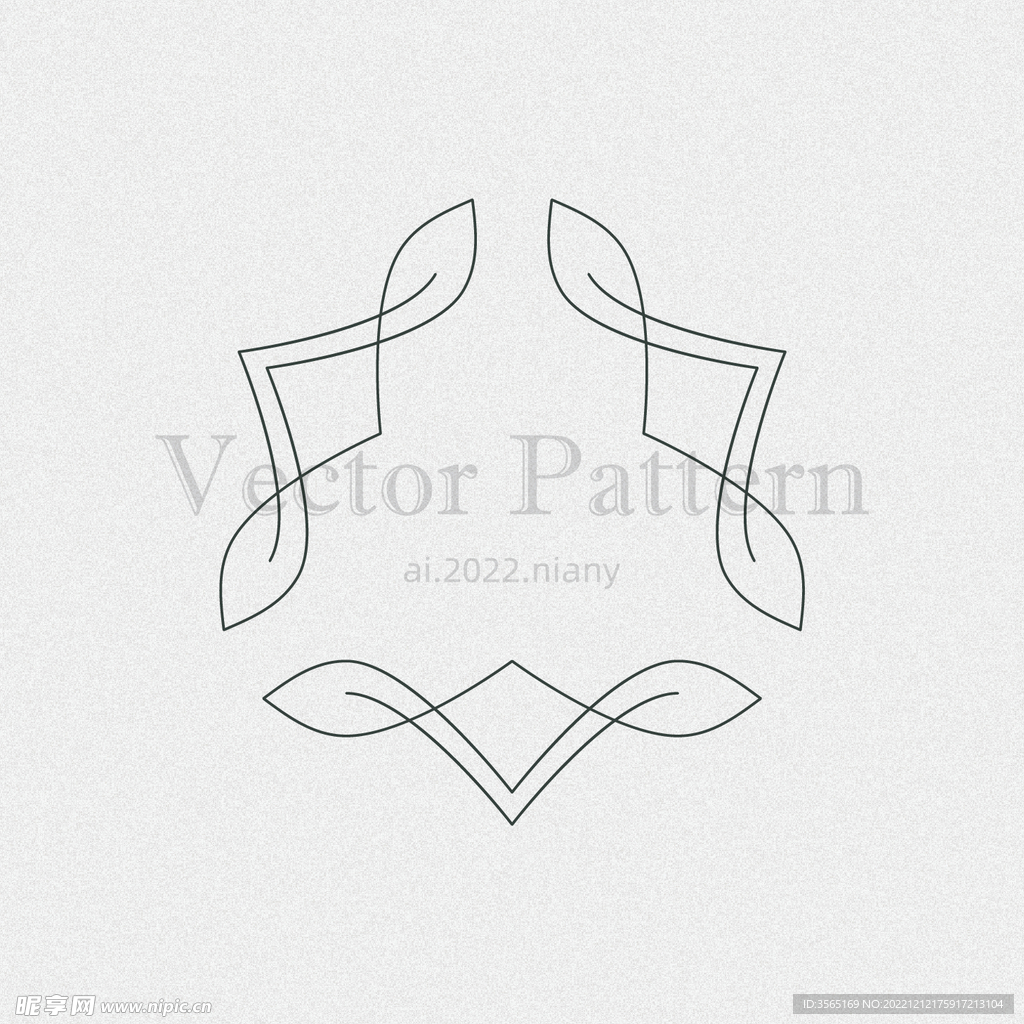 矢量AI装饰花纹图案