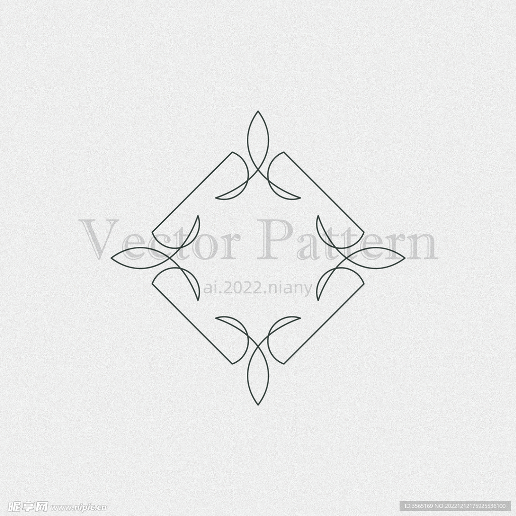 矢量AI装饰花纹图案