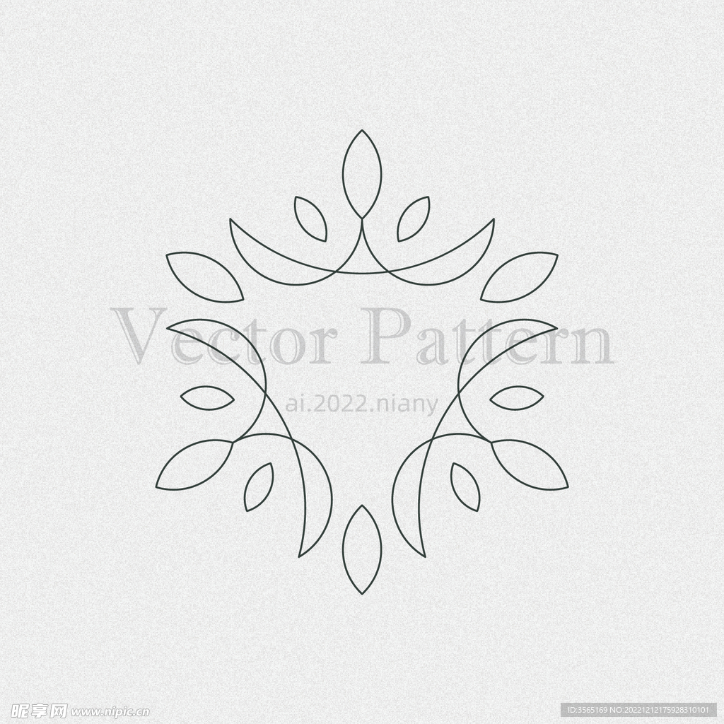 矢量AI装饰花纹图案