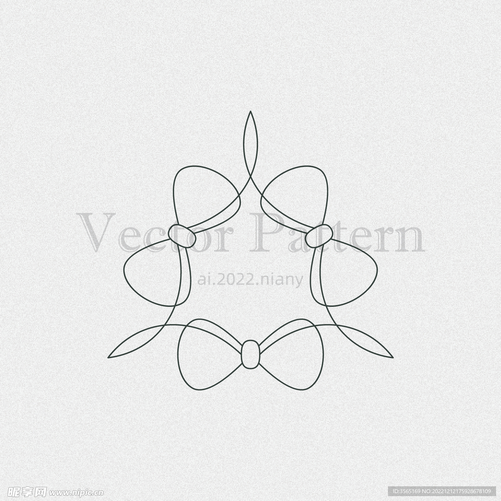 矢量AI装饰花纹图案