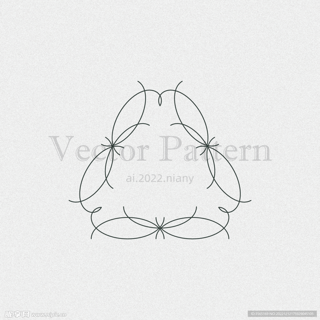 矢量AI装饰花纹图案
